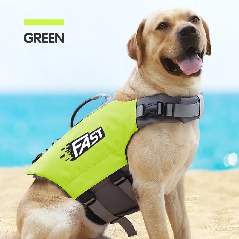 Essential Dog Gear – Reflective Printed Life Jacket For Swimming