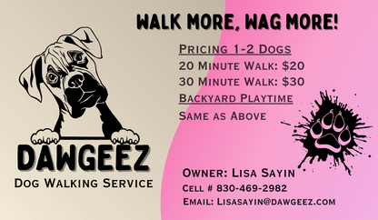 Dog Walking Service (San Antonio Area)