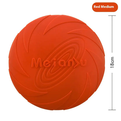 Interactive Dog Toy – Rubber  Frisbee Outdoor Toy