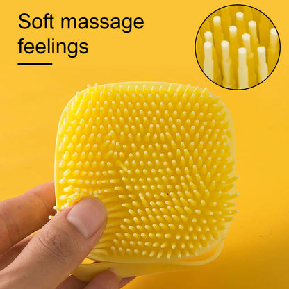 Gentle Dog Grooming Brush – Soft Silicone  Massage Brush