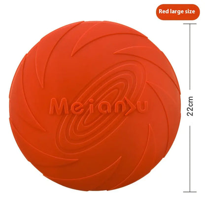 Interactive Dog Toy – Rubber  Frisbee Outdoor Toy