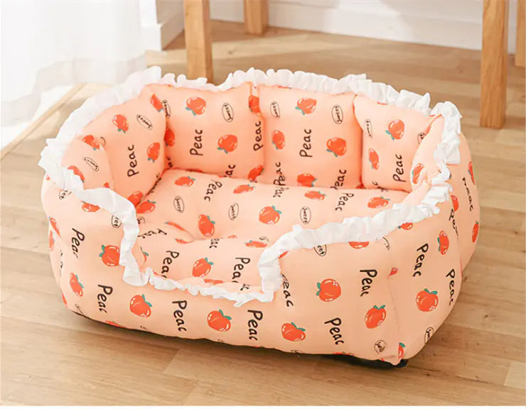 Four Seasons Small Dog Bed - Removable & Washable
