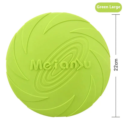 Interactive Dog Toy – Rubber  Frisbee Outdoor Toy