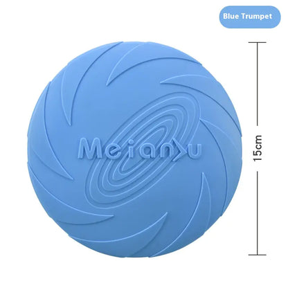Interactive Dog Toy – Rubber  Frisbee Outdoor Toy
