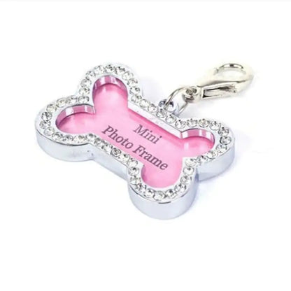 Essential Dog Gear – Pendant With Metal Diamond Accents