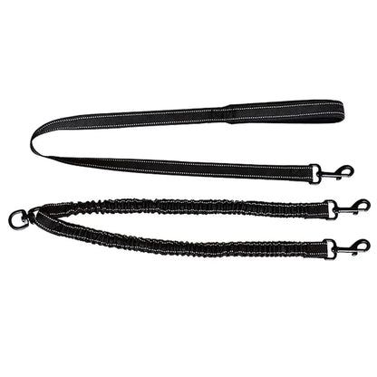 Stylish Dog Leash – Dual  Leash With Reflective Features