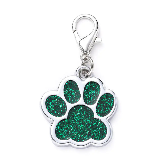 Zinc Alloy Glitter Engraved Dog Identity Tag