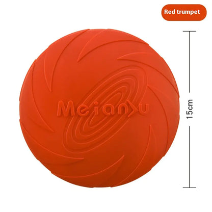 Interactive Dog Toy – Rubber  Frisbee Outdoor Toy